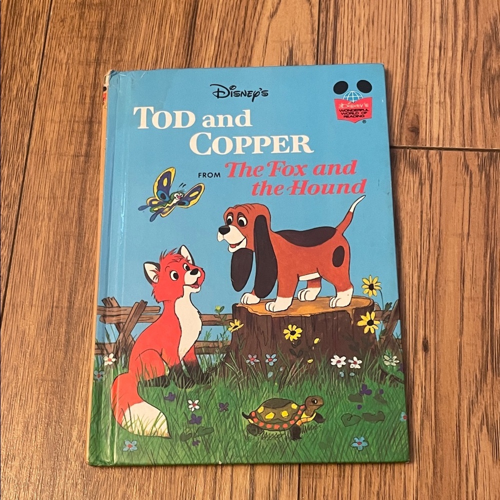 Disney's Tod and Copper Storybook - Blue and Red Cover